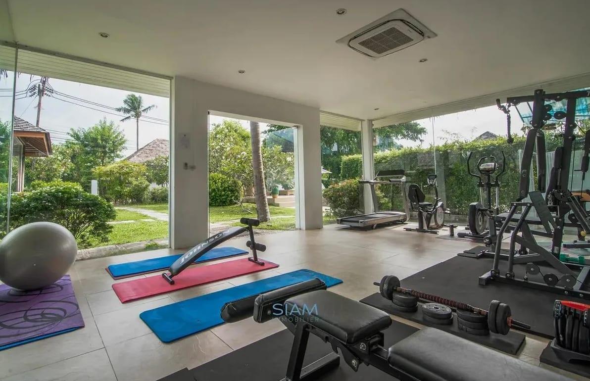 gym equipment at Shi Shi Samui — 2